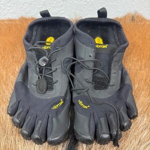 Vibram Women 8.5-9 FiveFingers V-Alpha Black Toe Shoes Stability Barefoot Hiking